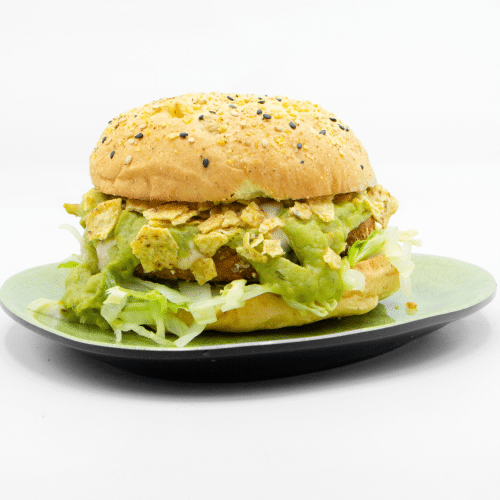 Avocado drip burger