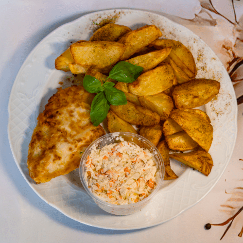 Filet gevuld met kaas en kruiden