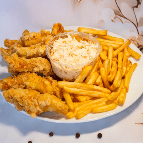 Kipnuggets met parmezaanse kaas