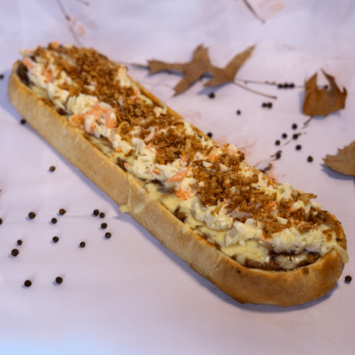 Zapiekanka coleslaw crunch