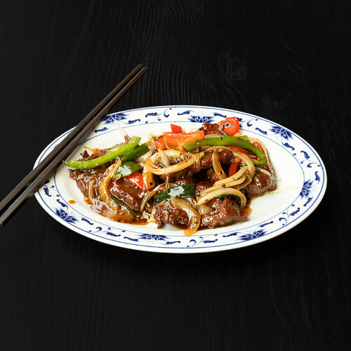 Tenderloin in honey pepper sauce