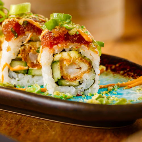 Ebi x tuna tartare