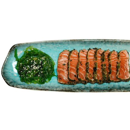 Salmon tataki