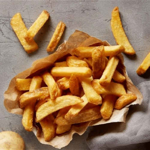 Robuuste frites met truffel en parmezaan