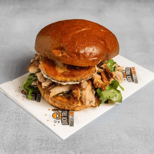 Chicken burger goat