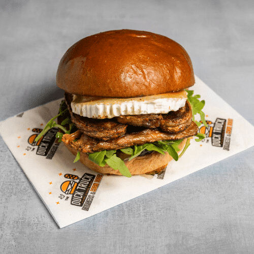 Veggie burger goat