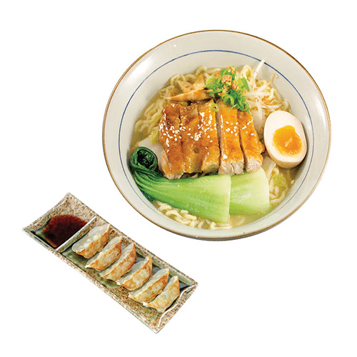 Ramen en gyoza lunch special