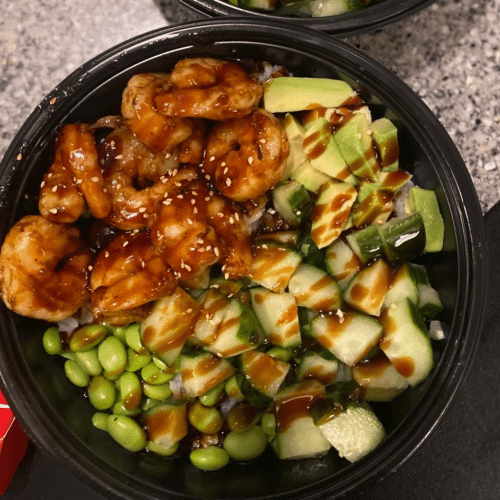 Poké bowl gamba