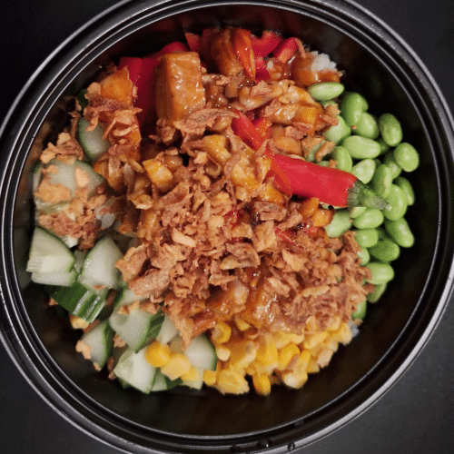 Poké bowl Mexicaans