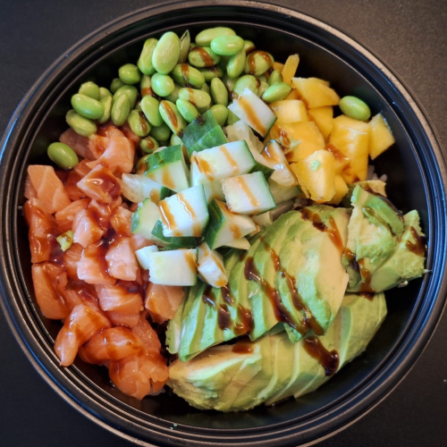 Poké bowl zalm