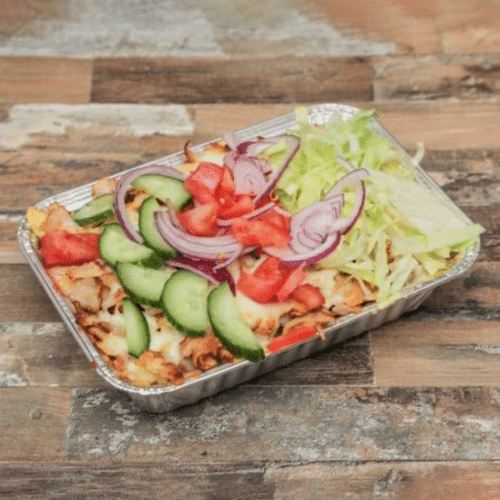 Kapsalon kip groot