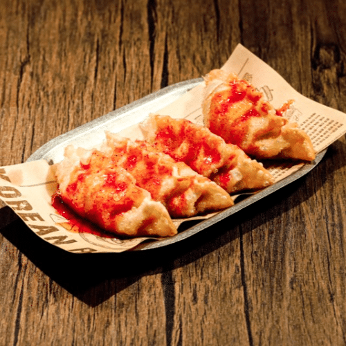 Sweet Spicy fried vegetarian mandu (4 stuks)