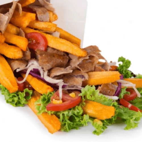 Döner box kipshoarma met patat