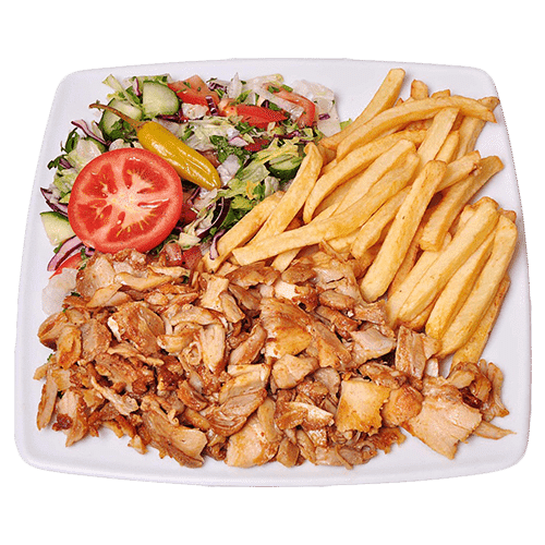 Mini schotel kipdöner