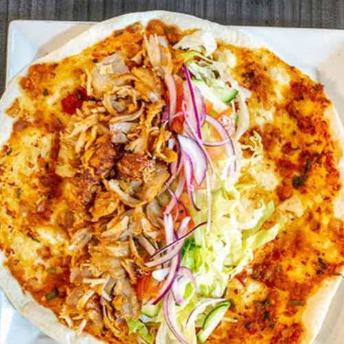 Turkse pizza met döner
