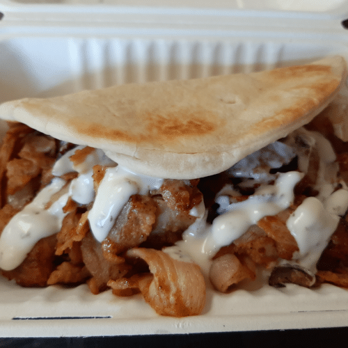 Broodje kip kebab