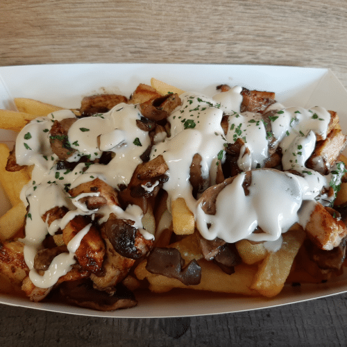 patat kip champignon