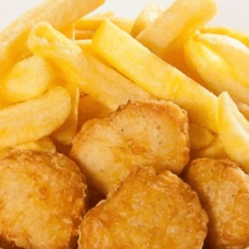 Kipnuggets kindermenu