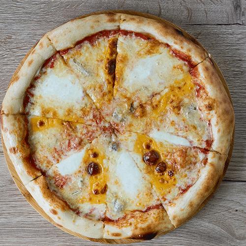 Pizza quattro formaggio