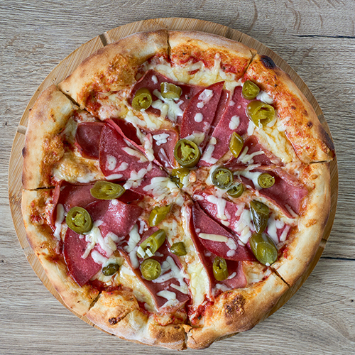 Pizza carbonara