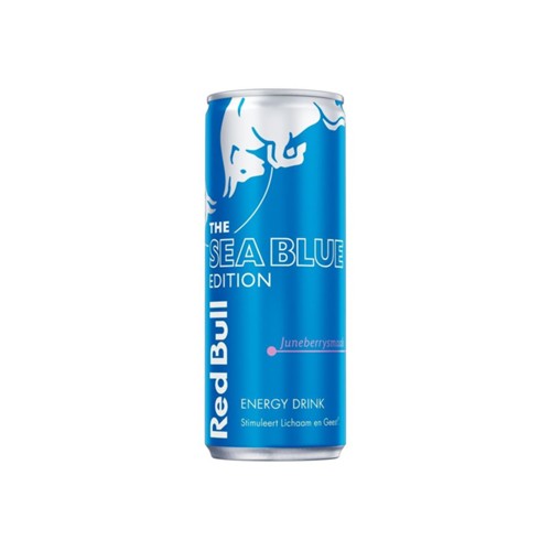 Red Bull energy drink sea blue edition blik 250 ml
