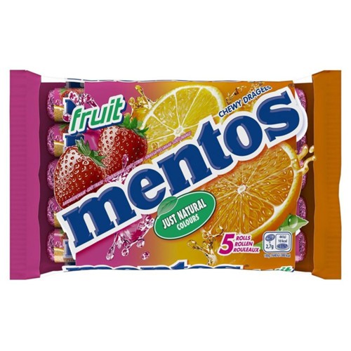 Mentos fruit 5-pack Multi-pack 187.5 Gram