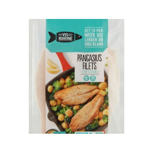 Vis Marine pangasius filets Zak 540 gr