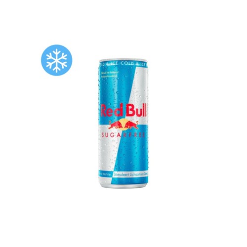 Red Bull energy drink sugar free gekoeld blik 250 ml