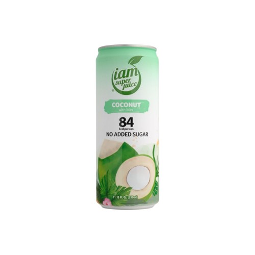 IAM Super Juice Kokoswater (met vruchtvlees) 330ml