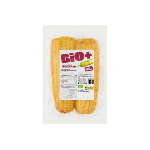 Bio+ biologische mais gekookt 400 gram