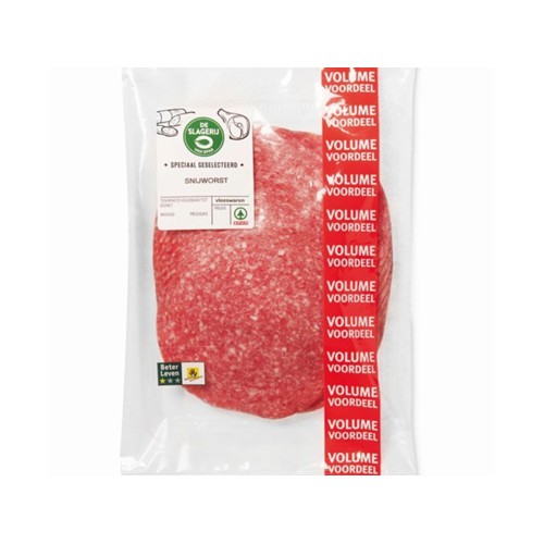 SPAR snijworst voordeelverpakking Tray 200 gr