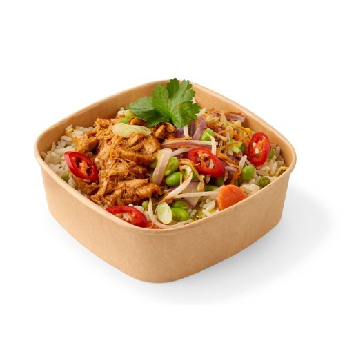 Indische spicy pulled chicken