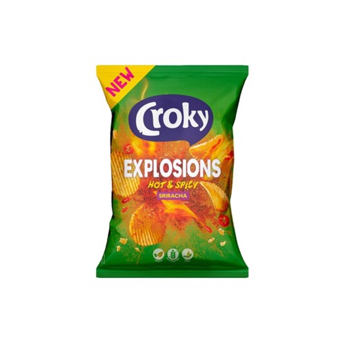 Croky explosions hot & spicy sriracha 150 gram