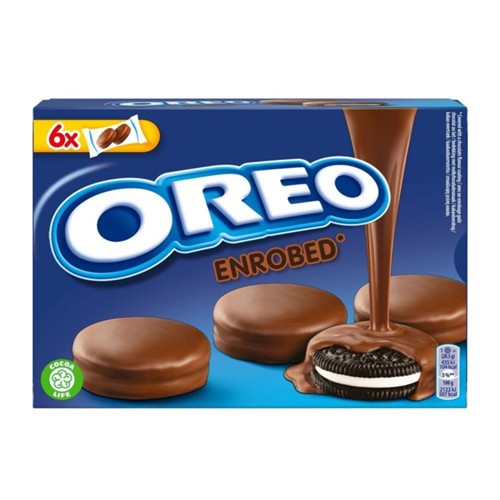 Oreo omhuld met melkchocoladesmaak