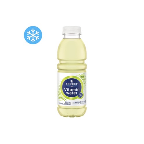 Sourcy vitaminwater limoen lychee 0% fles 500 ml