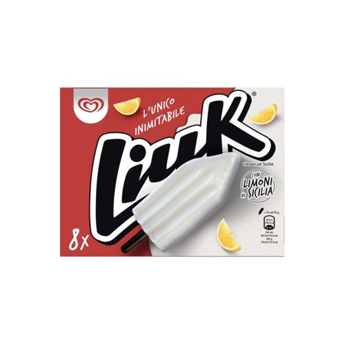 Ola luik lemon 8 stuks doos 600 ml
