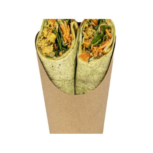 Bloemcool vegan spinazie wrap pittige seitan 155 gram