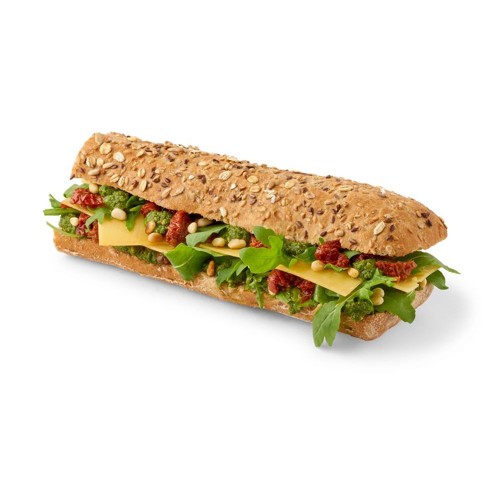 Broodje oude kaas pesto meergranen