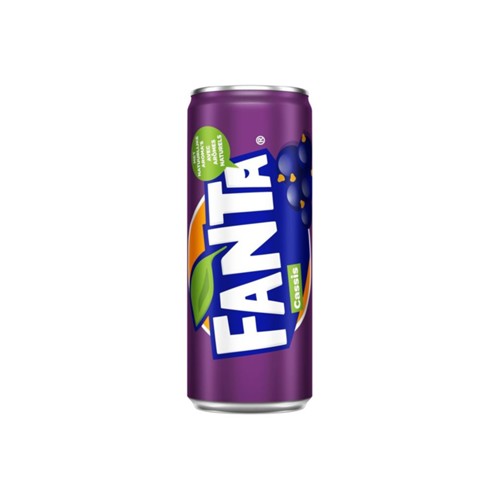 Fanta cassis blik 250 ml
