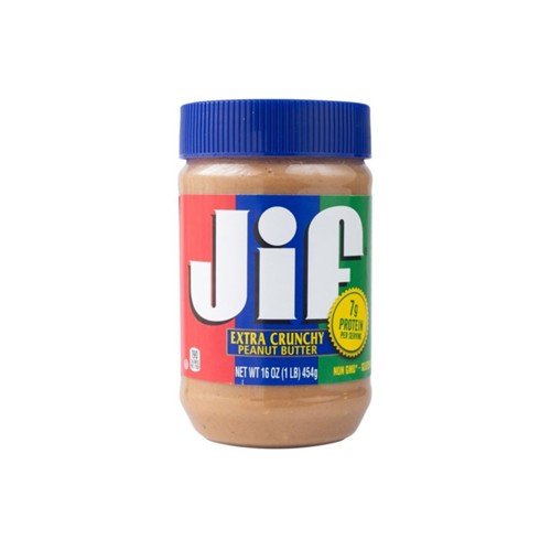 Jif pindakaas extra crunchy 454 gram