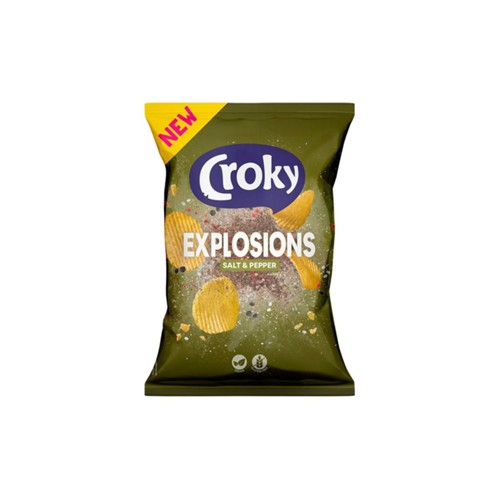 Croky Explosions Salt & Pepper zak 150 gram