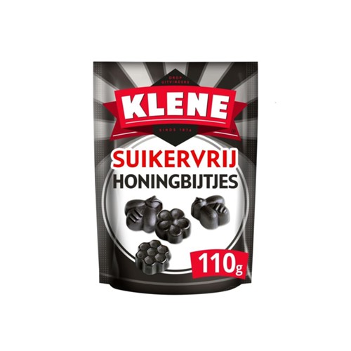 Klene drop suikervrije honingbijtjes 110 gram