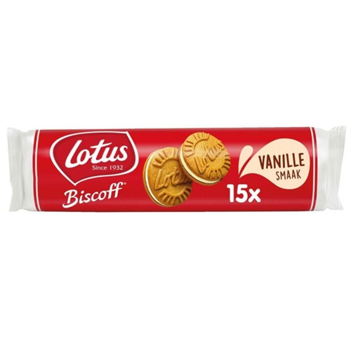 Lotus biscoff sandwich cookie vanille