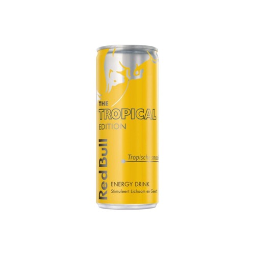 Red Bull energy drink the tropical edition blik 250 ml