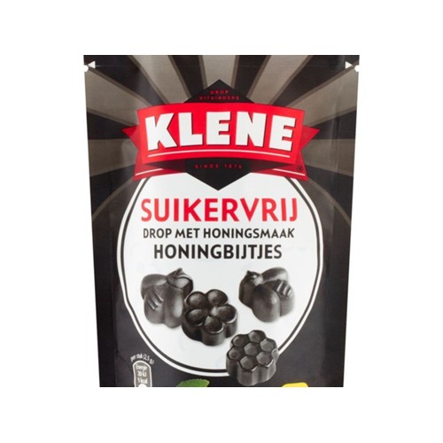 Klene drop suikervrije honingbijtjes 110 gram