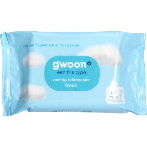 g'woon toiletpapier vochtig toiletpapier 80 vel