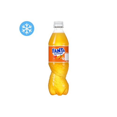 Fanta orange no sugar fles 500 ml