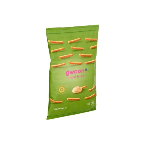 g'woon mini frites zak 1 kg