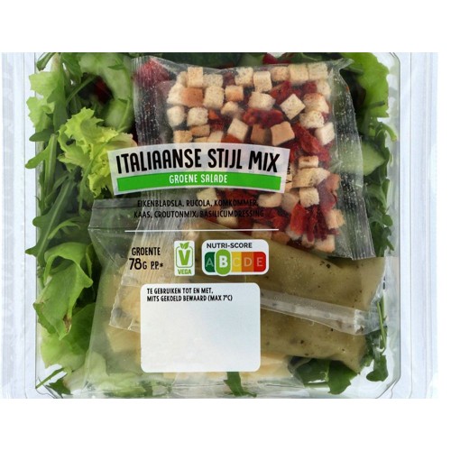 Groene salade Italiaans Tray 1 Stuks