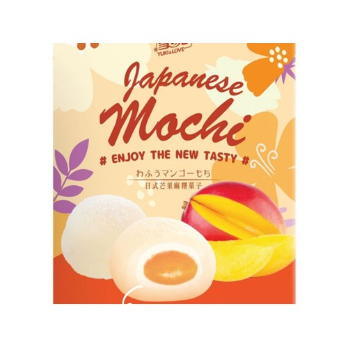 Yuki & Love mochi rijstcake mango smaak 128 gram